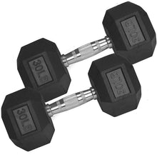 Lade das Bild in den Galerie-Viewer, Sechskant-Hantel aus Gummi