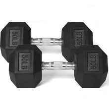 Lade das Bild in den Galerie-Viewer, Sechskant-Hantel aus Gummi