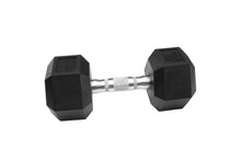 Load image into Gallery viewer, RUBBER HEX DUMBBELL
